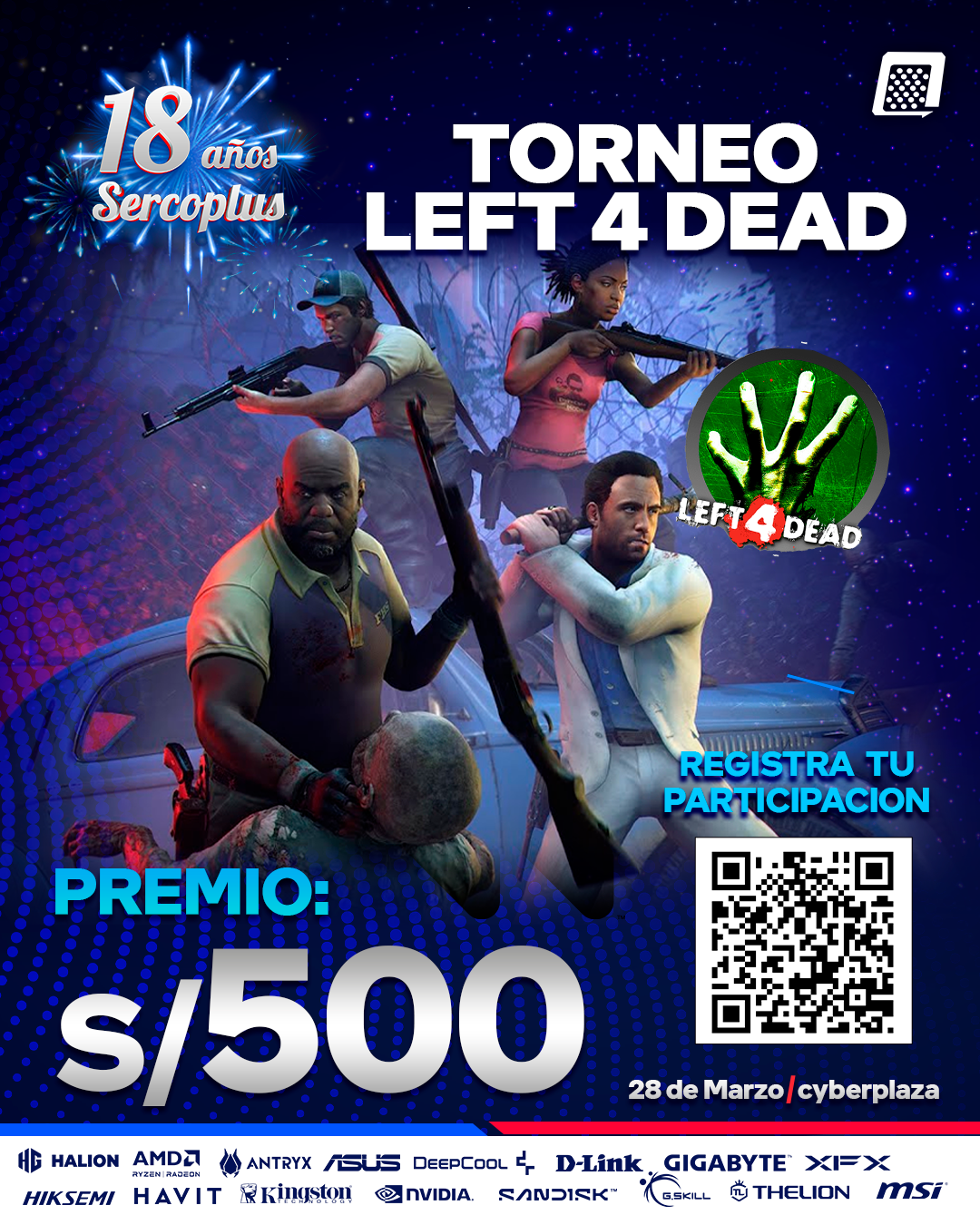 SERCOPLUS CELEBRA 18 AÑOS CON TORNEO ÉPICO Y SHOW DE ENSAMBLAJE EN VIVO